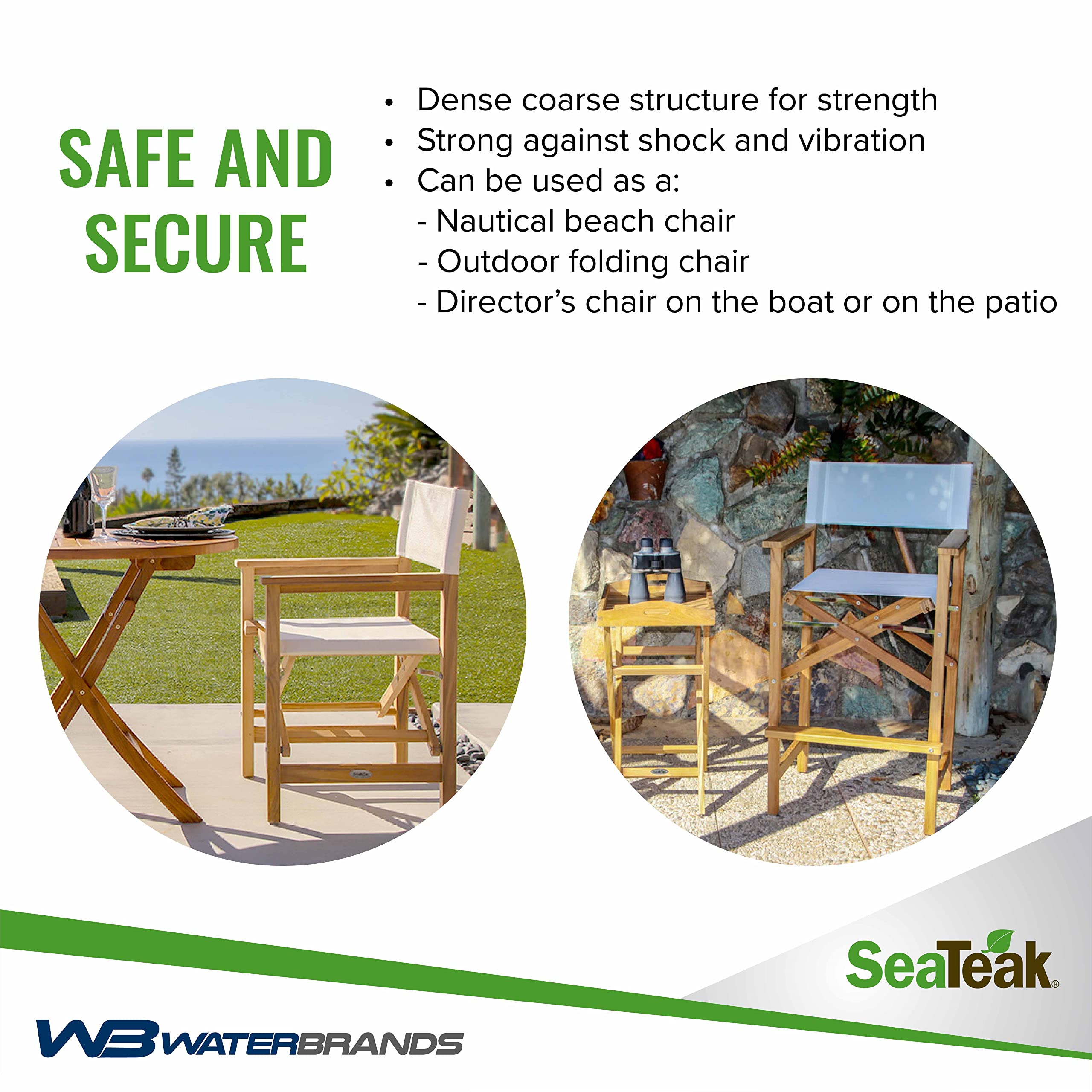 Amazon.co.jp: SeaTeak ディレクターズチェア | デュラリング